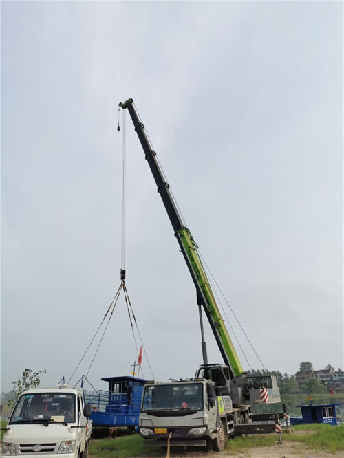 马尾区桥梁建设吊装案例